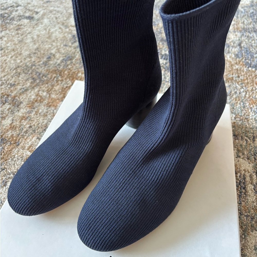 Vince Tasha Sock Boots Navy